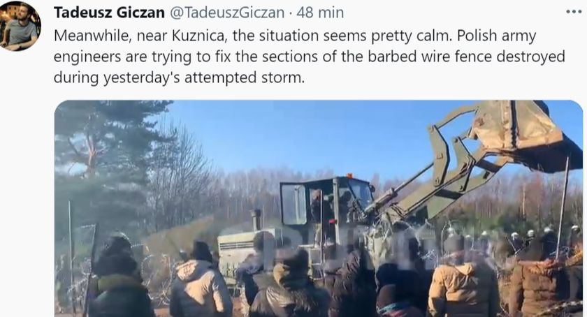 Tadeusz Giczan, Twitter