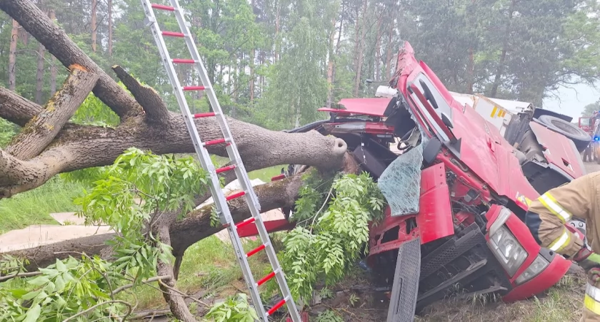 zdjęcir kolizja w okolicy Bociek