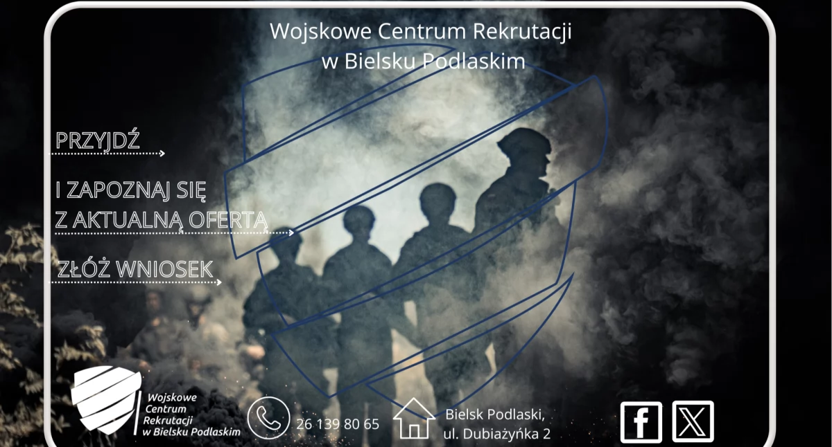 Bezpieczeństwo  - zagrożenia, Wojskowe Centrum Rekrutacji Bielsku Podlaskim zachęca Dołącz Wojska Polskiego zrealizuj swoje marzenia! - zdjęcie, fotografia