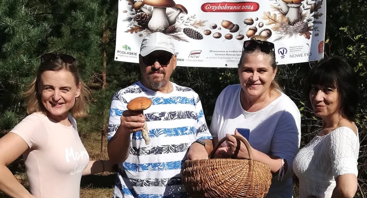 Ludzie  - pasje i problemy, Podlaski Grzybiarzy Borowikach - zdjęcie, fotografia