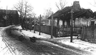 zdjecie - teren getta w Siemiatyczach, ul. Kościuszki, fot Antoni Nowicki