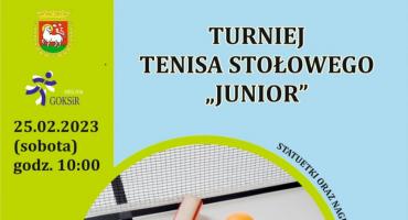 Turniej Tenisa Stołowego „Junior”