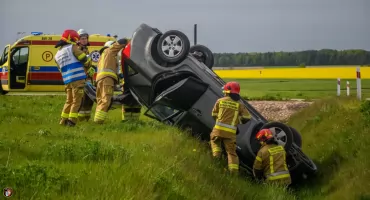 Wpadki drogowe na majówce. Motocyklista nie żyje