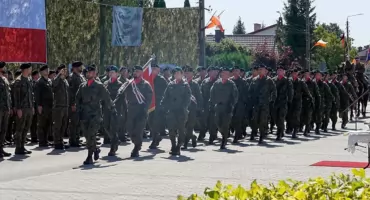 Batalion czołgów w Czartajewie. Jednostka jest w trakcie formowania